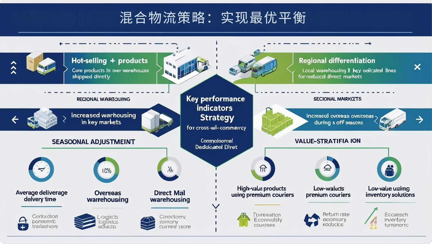 استراتيجية اللوجستيات المختلطة: تحقيق التوازن الأمثل