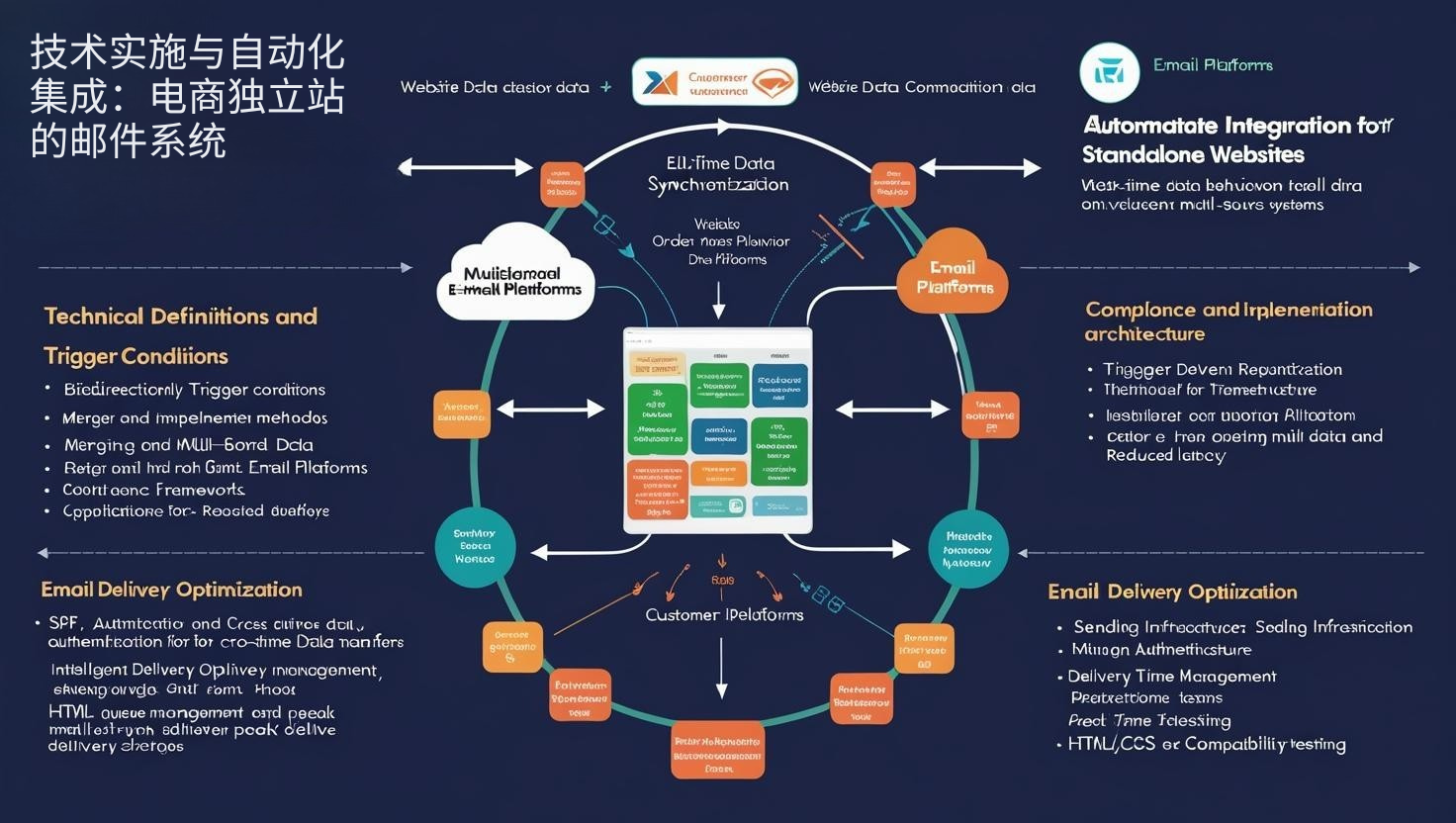 التنفيذ التقني وتكامل الأتمتة: أنظمة البريد الإلكتروني لمواقع التجارة الإلكترونية المستقلة