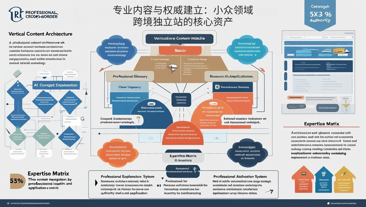 المحتوى الاحترافي وبناء السمعة: الأصول الأساسية للمواقع الإلكترونية المتخصصة والعابرة للحدود