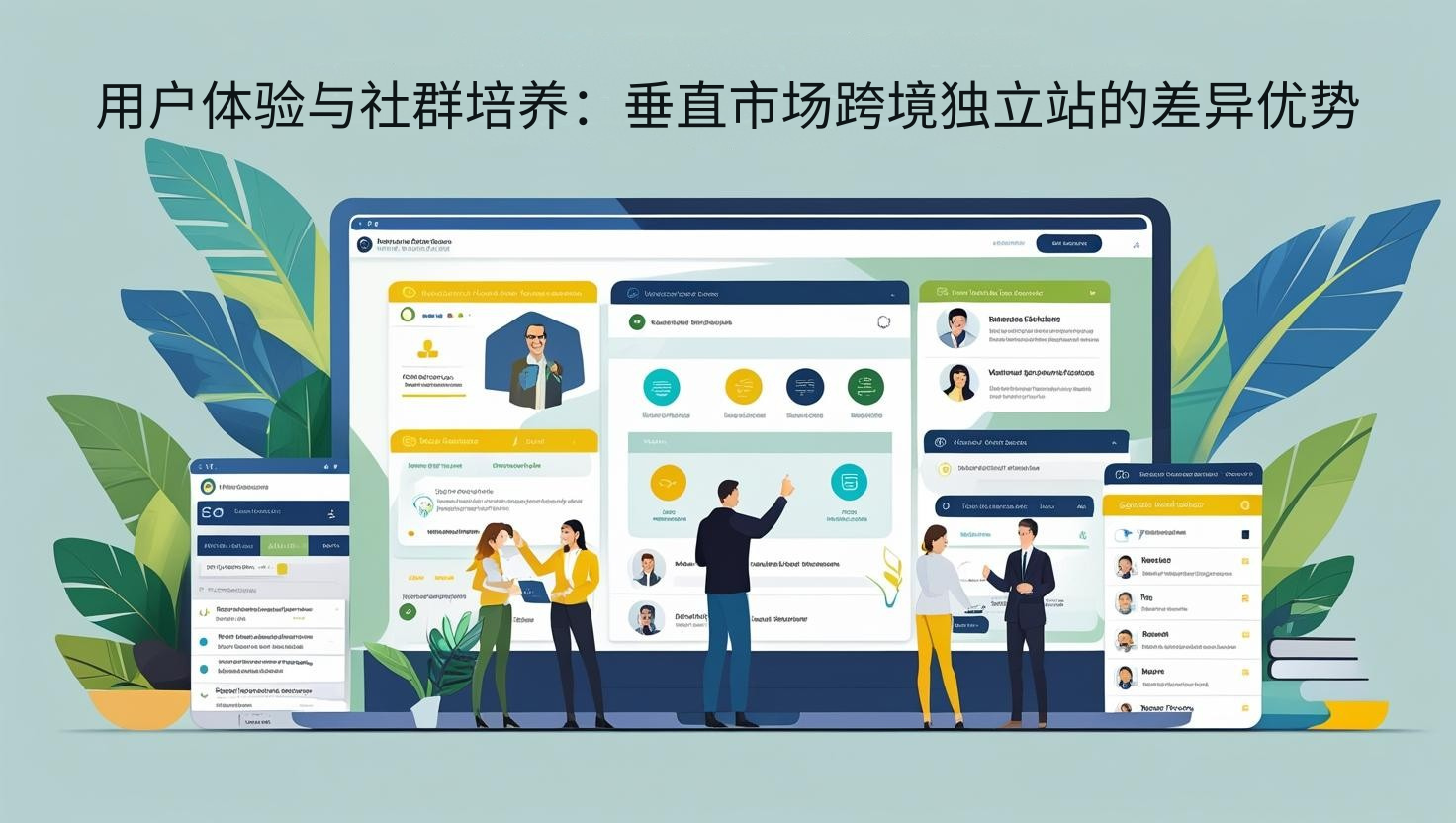 تجربة المستخدم وتنمية المجتمع: المزايا المتميزة لمواقع الويب المستقلة العابرة للحدود في السوق العمودية