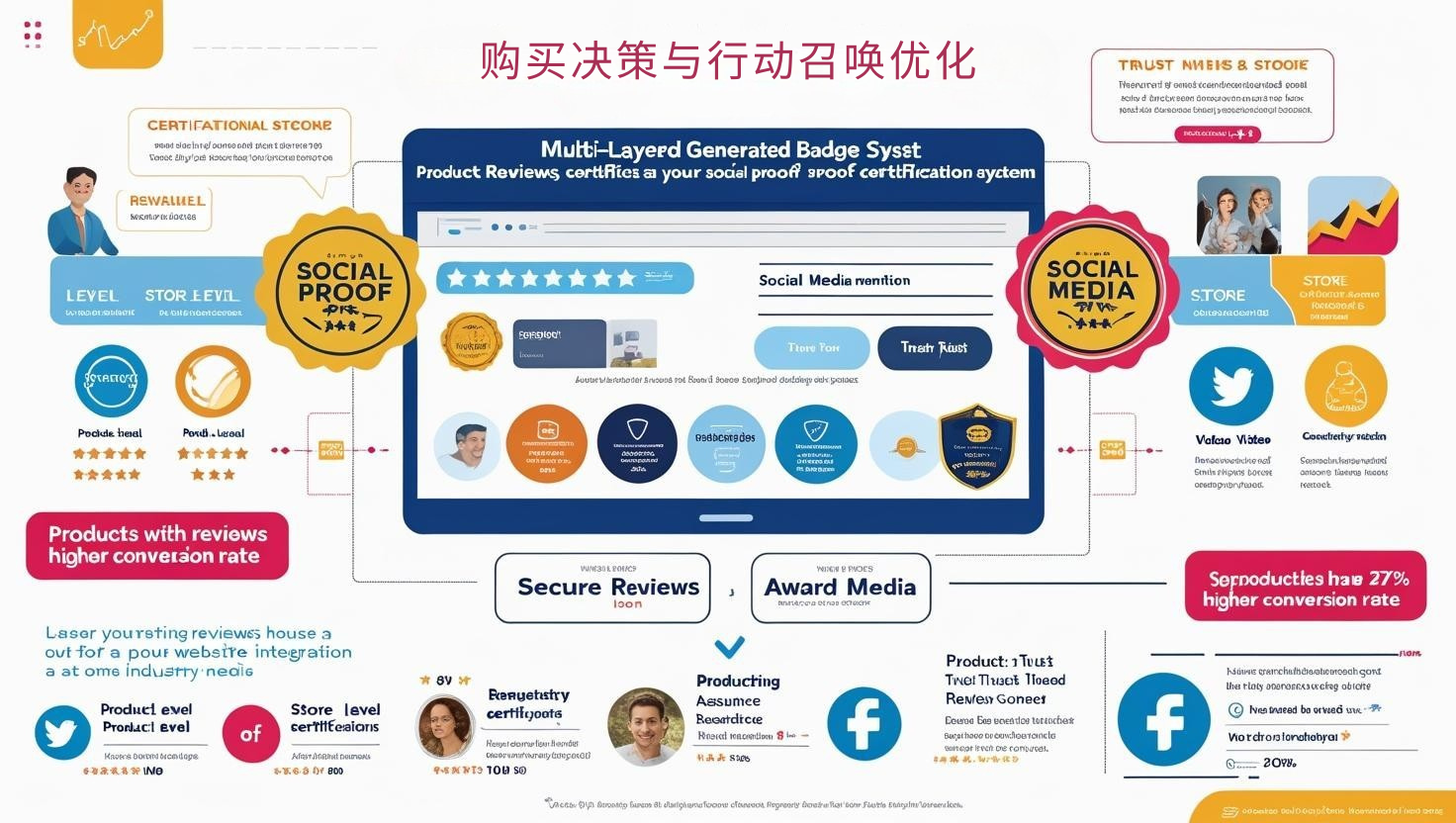 Elementos de prueba social y confianza en sitios web independientes