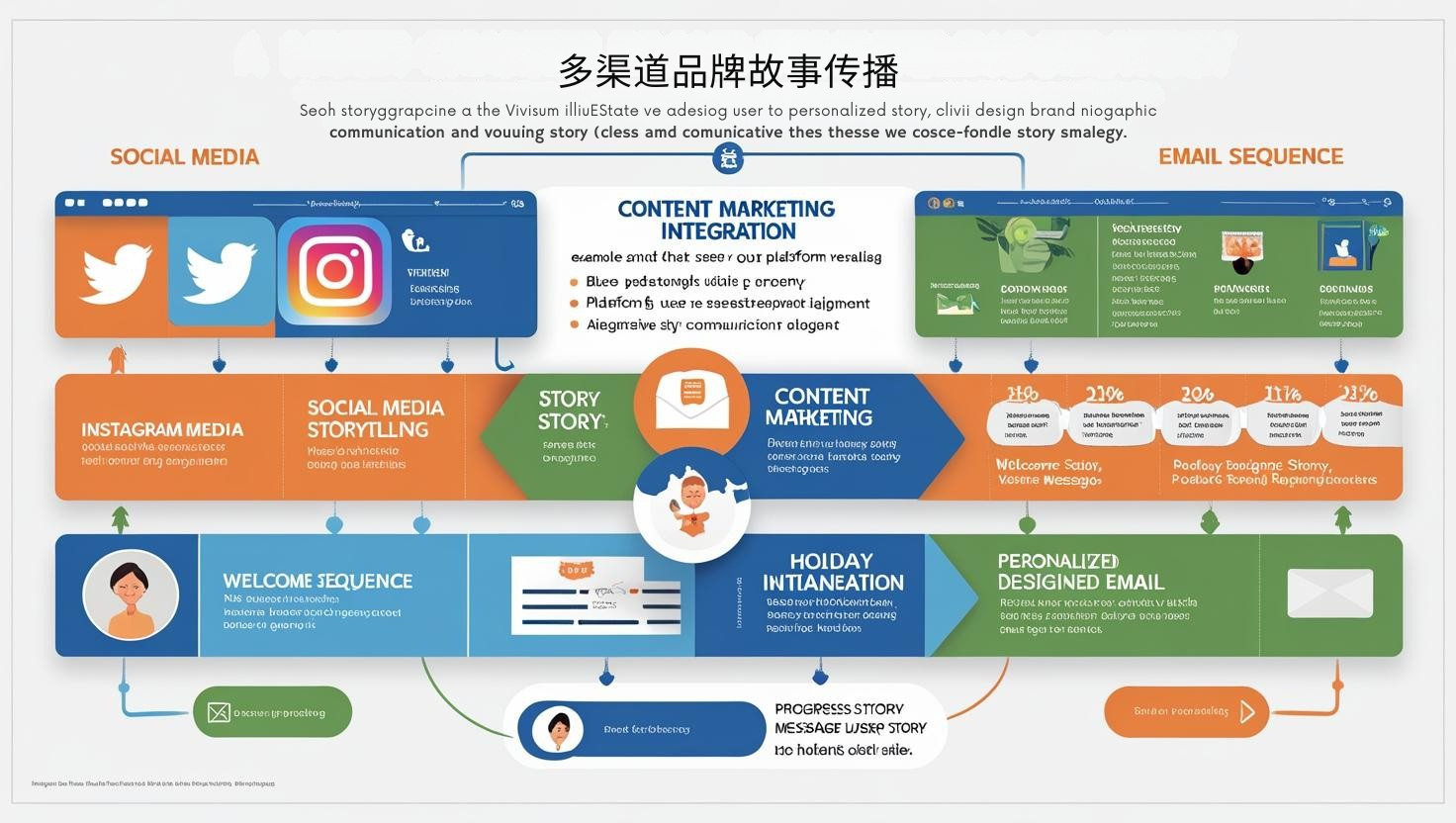 رواية قصص العلامة التجارية متعددة القنوات