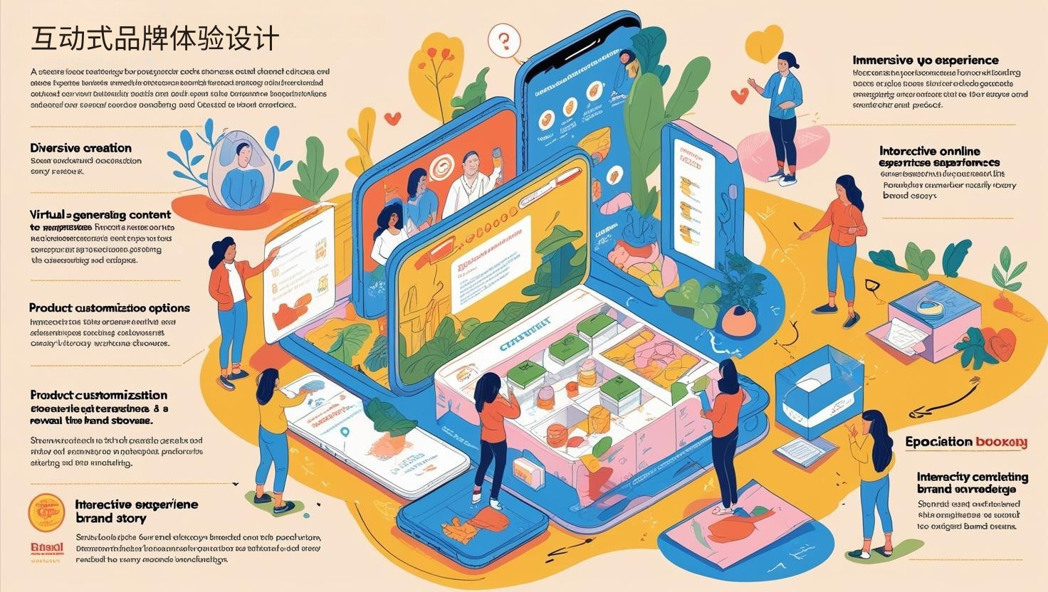 تصميم تجربة العلامة التجارية التفاعلية