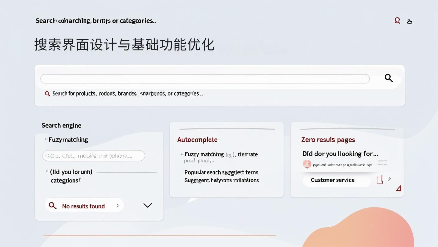Diseño de la interfaz de búsqueda y optimización de la funcionalidad básica