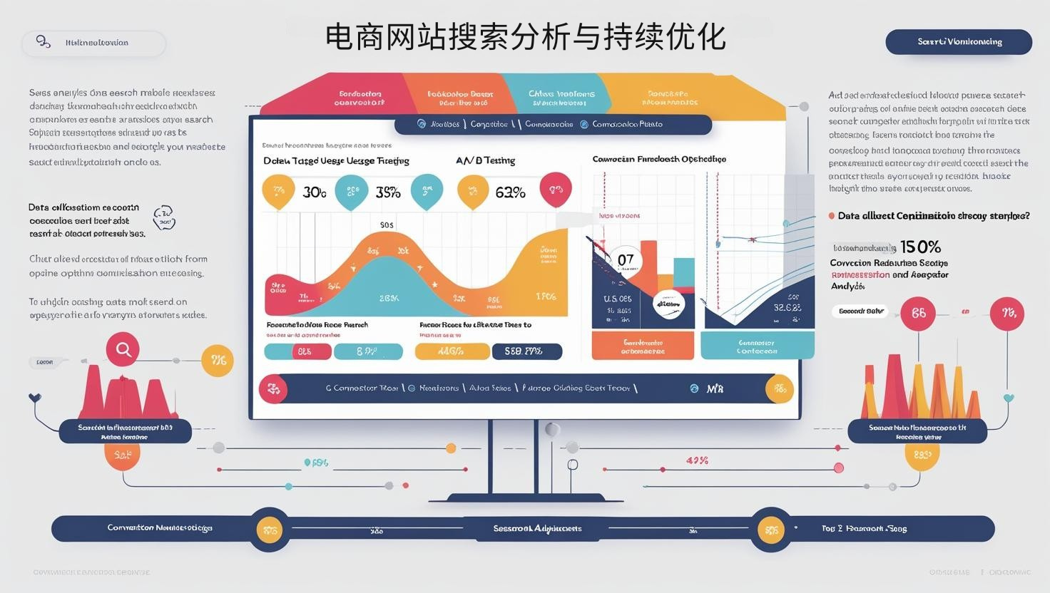 Análisis de búsqueda y optimización continua de sitios web de comercio electrónico