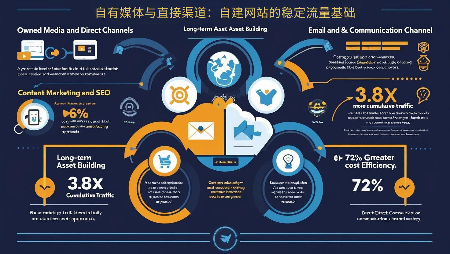 الوسائط المملوكة مقابل القنوات المباشرة: أساس ثابت لحركة الزيارات لمواقع الويب ذاتية البناء