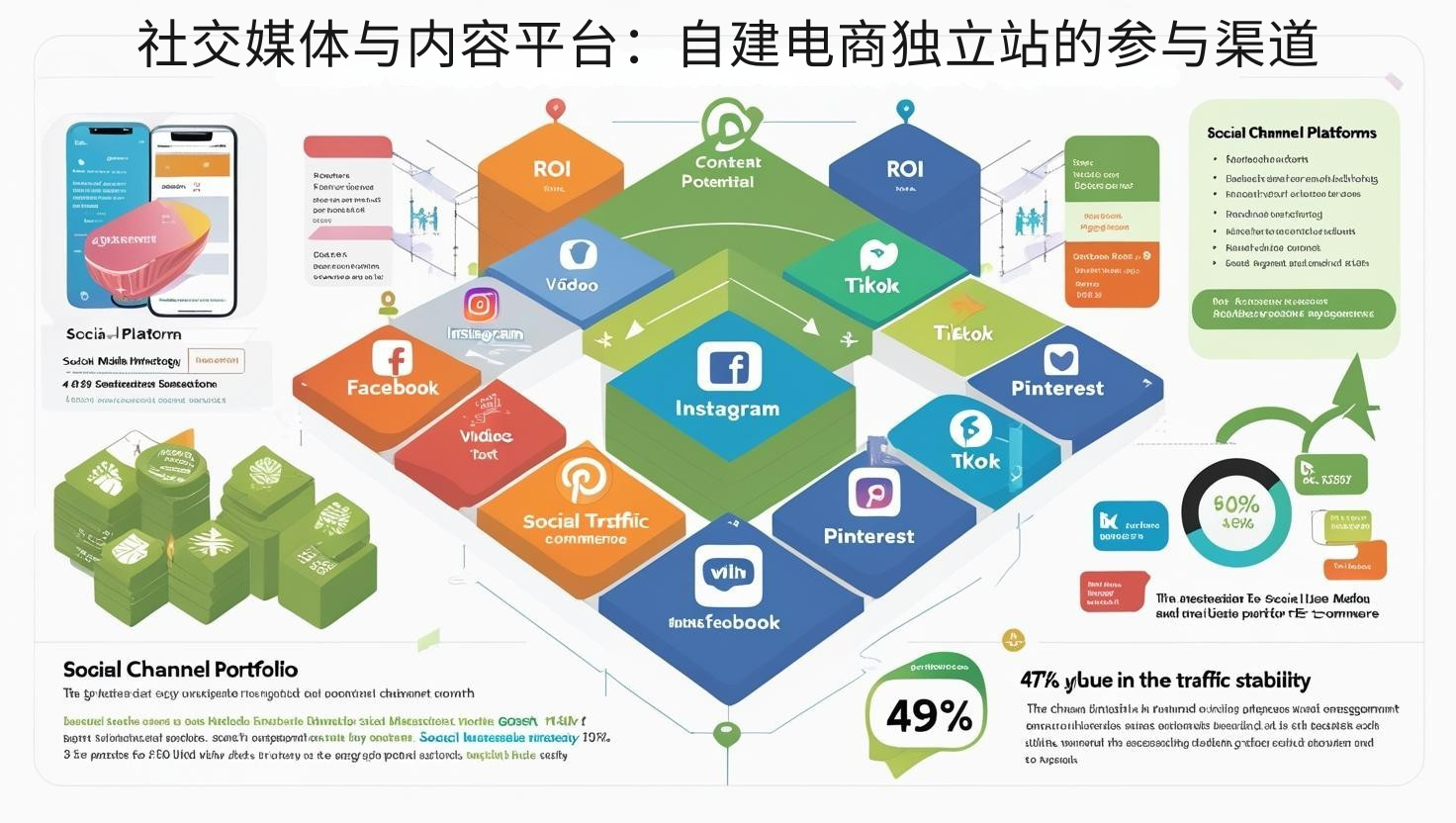 وسائل التواصل الاجتماعي ومنصات المحتوى: قنوات التفاعل لبناء موقع ويب مستقل للتجارة الإلكترونية