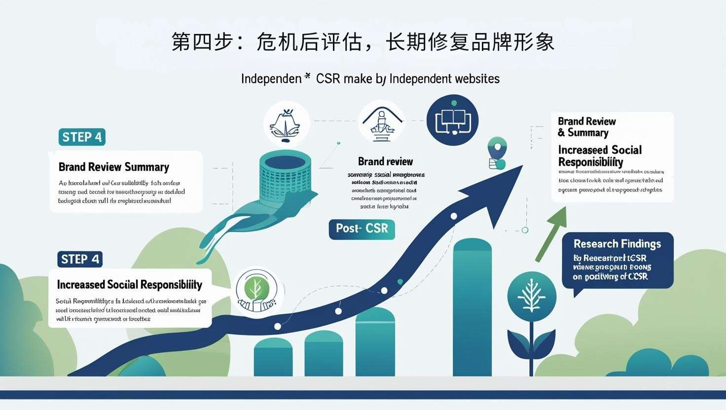الخطوة 4: تقييم ما بعد الأزمة واستعادة صورة العلامة التجارية على المدى الطويل