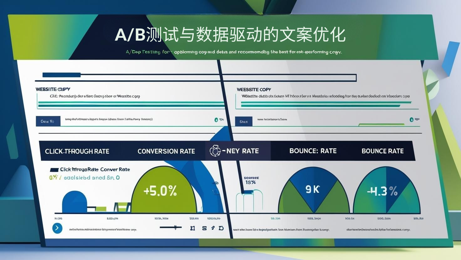 اختبار A/B وتحسين النص التسويقي القائم على البيانات