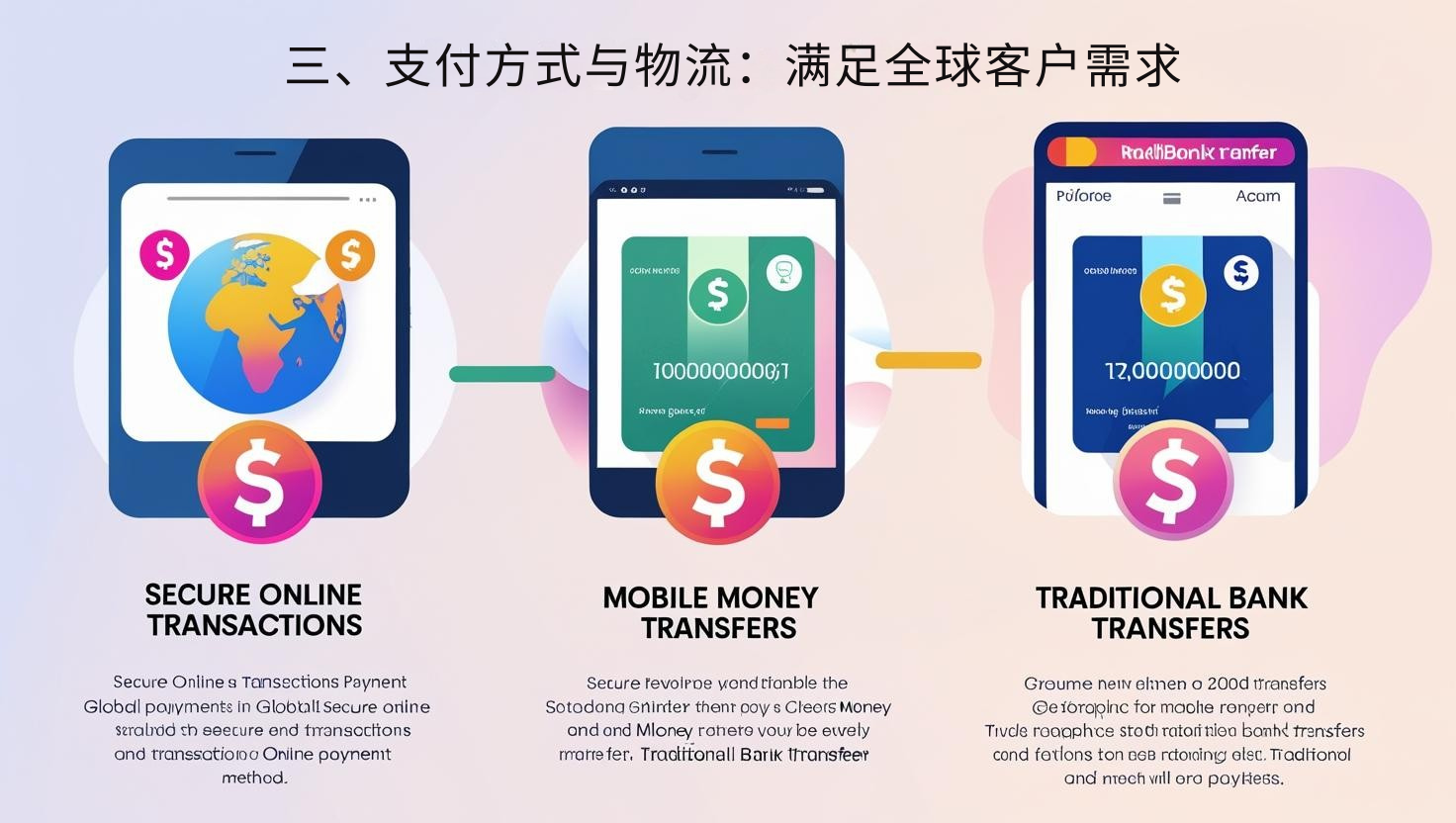 III. Métodos de pago y logística: Satisfacer las necesidades de los clientes globales