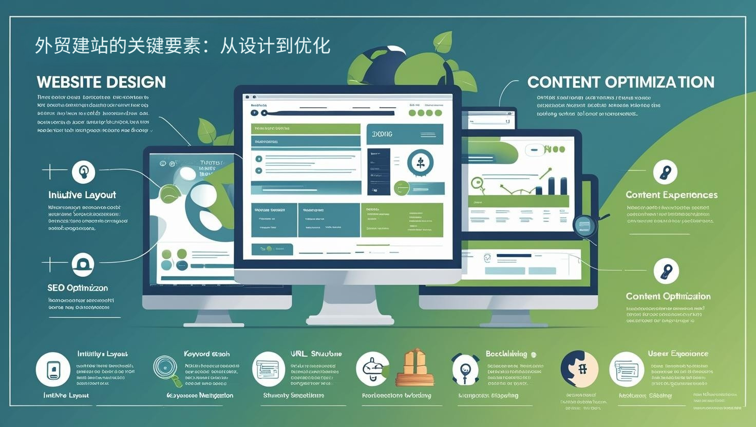 Elementos clave del desarrollo de sitios web para el comercio internacional: del diseño a la optimización