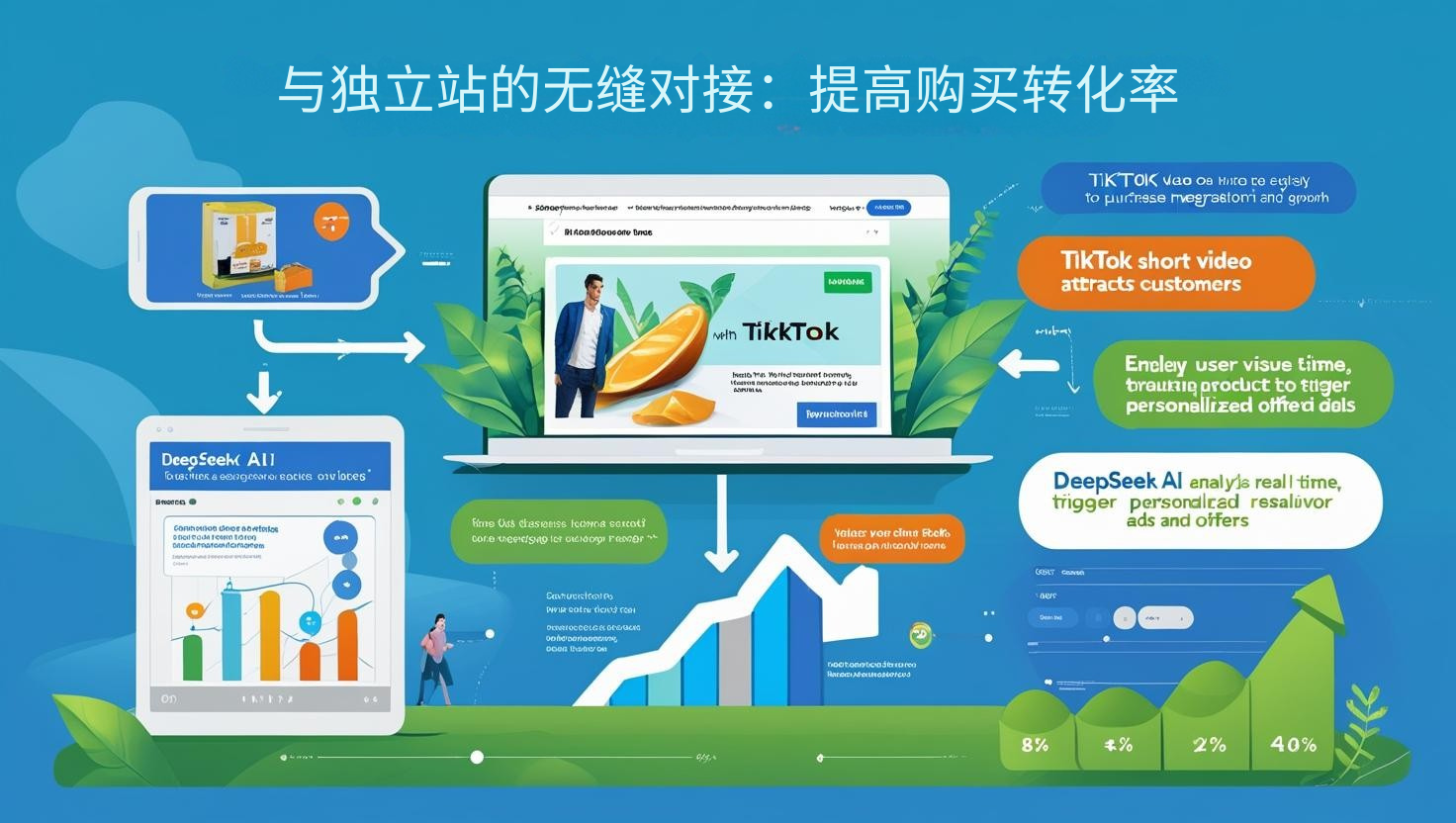 独立ウェブサイトとのシームレスな統合：購入コンバージョン率の向上