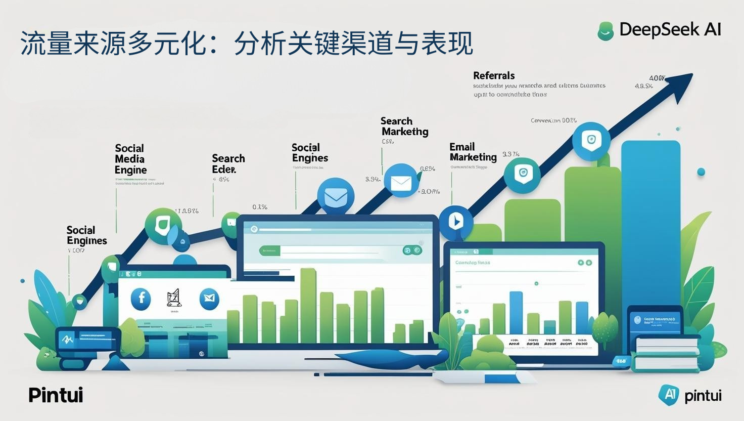 Diversificación de las fuentes de tráfico: Análisis de los canales clave y el rendimiento
