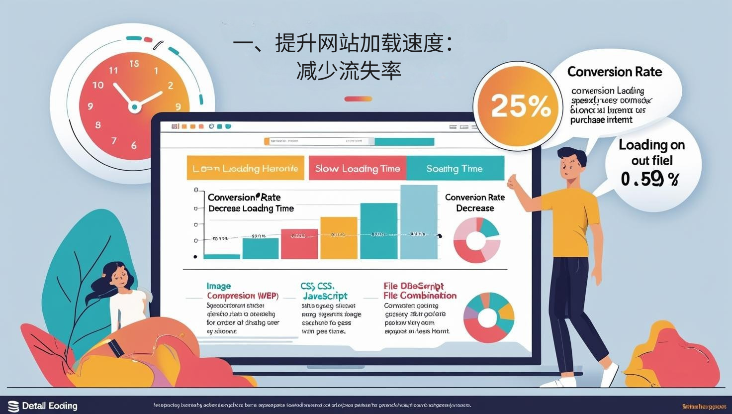 1. Mejorar la velocidad de carga del sitio web: reducir la tasa de abandono