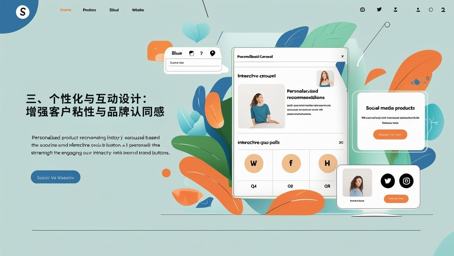 3. التخصيص والتصميم التفاعلي: تعزيز ولاء العملاء وهوية العلامة التجارية