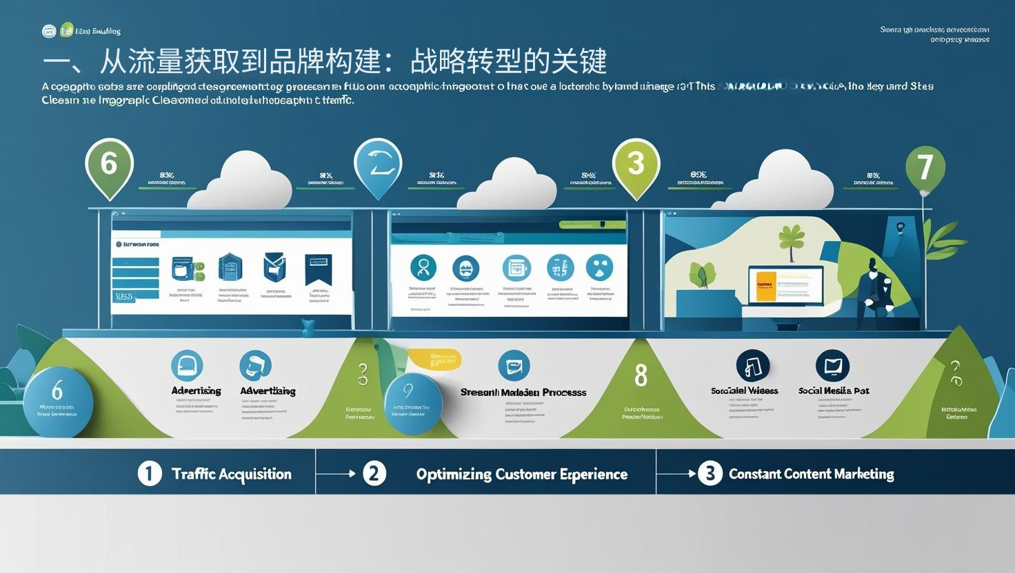 1. من اكتساب الزيارات إلى بناء العلامة التجارية: مفتاح التحول الاستراتيجي