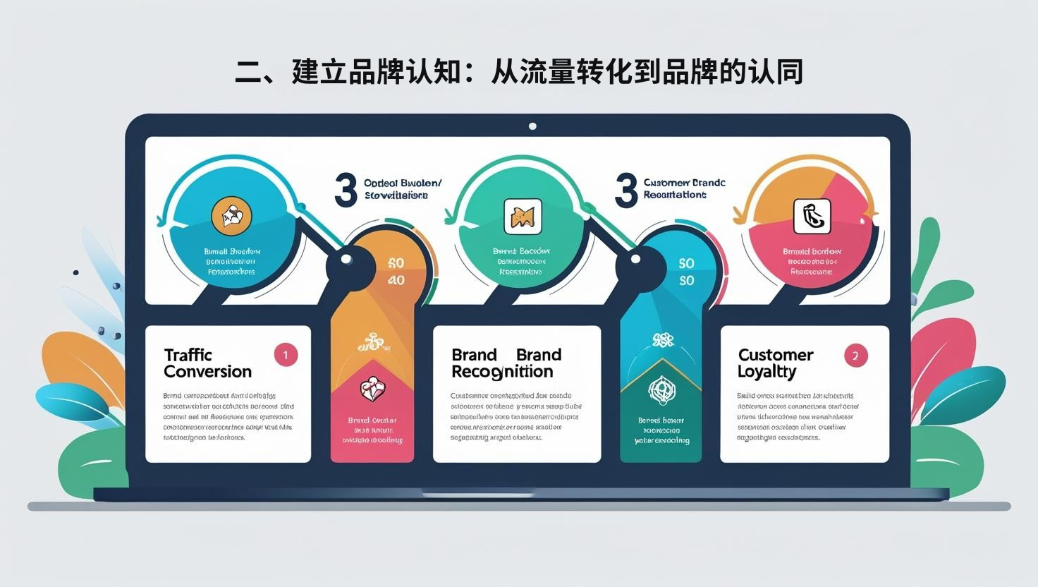 2. بناء الوعي بالعلامة التجارية: من تحويل الزيارات إلى التعرف على العلامة التجارية
