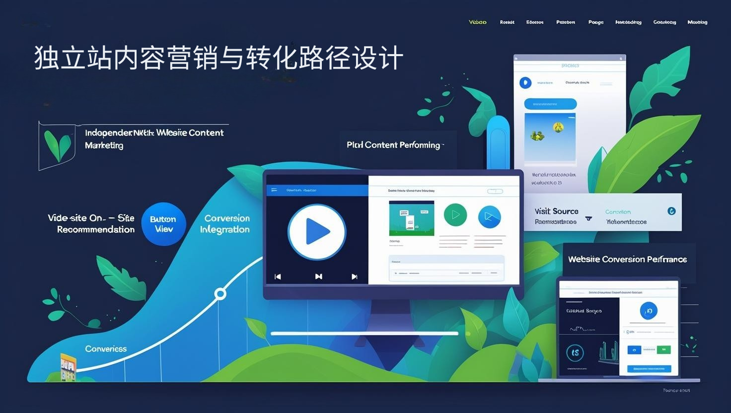 تسويق محتوى المحطة المستقلة وتصميم مسار التحويل