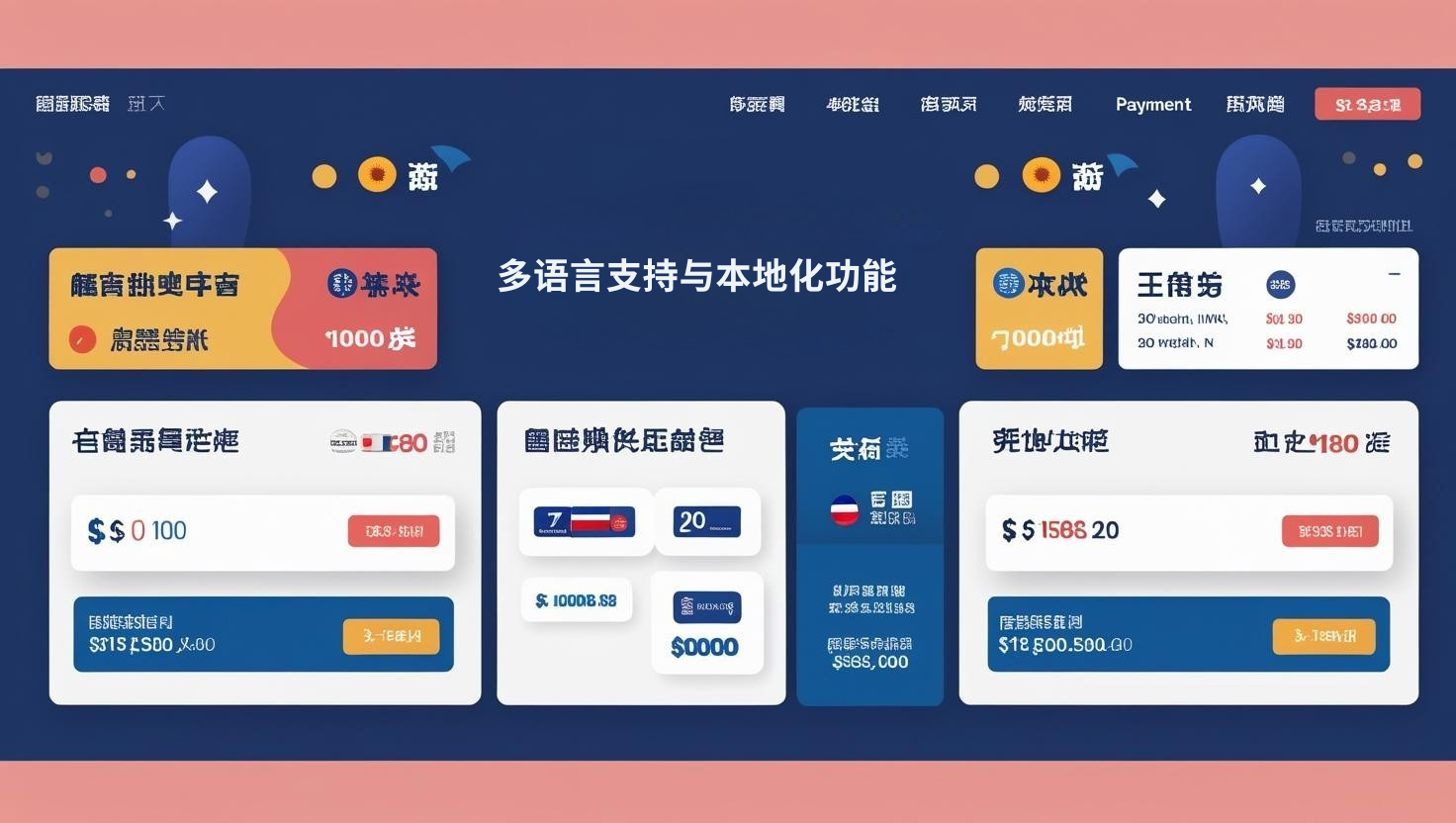 دعم متعدد اللغات وقدرات التوطين