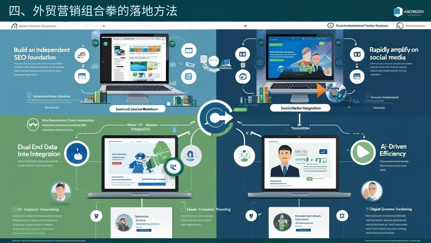 4. Métodos de implementación de la combinación de marketing de comercio exterior
