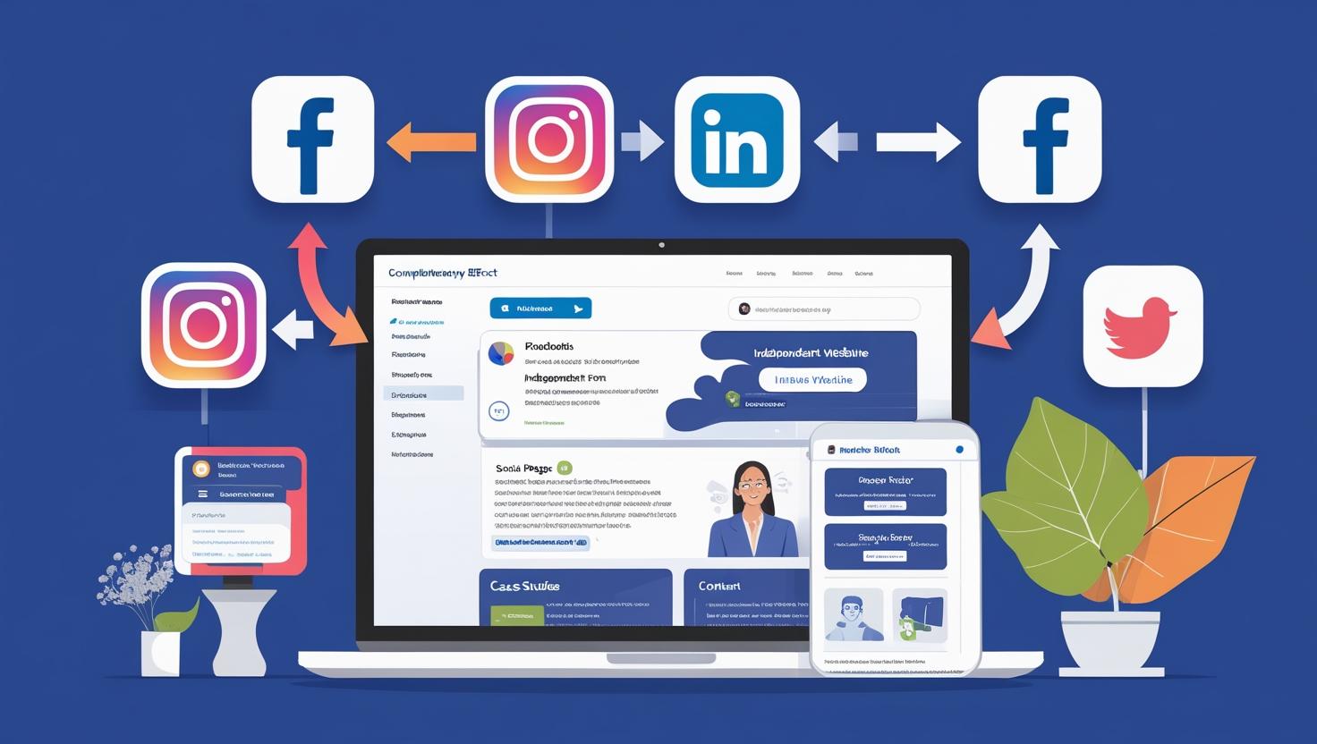 3. التأثير التكميلي لوسائل التواصل الاجتماعي والمواقع الإلكترونية المستقلة