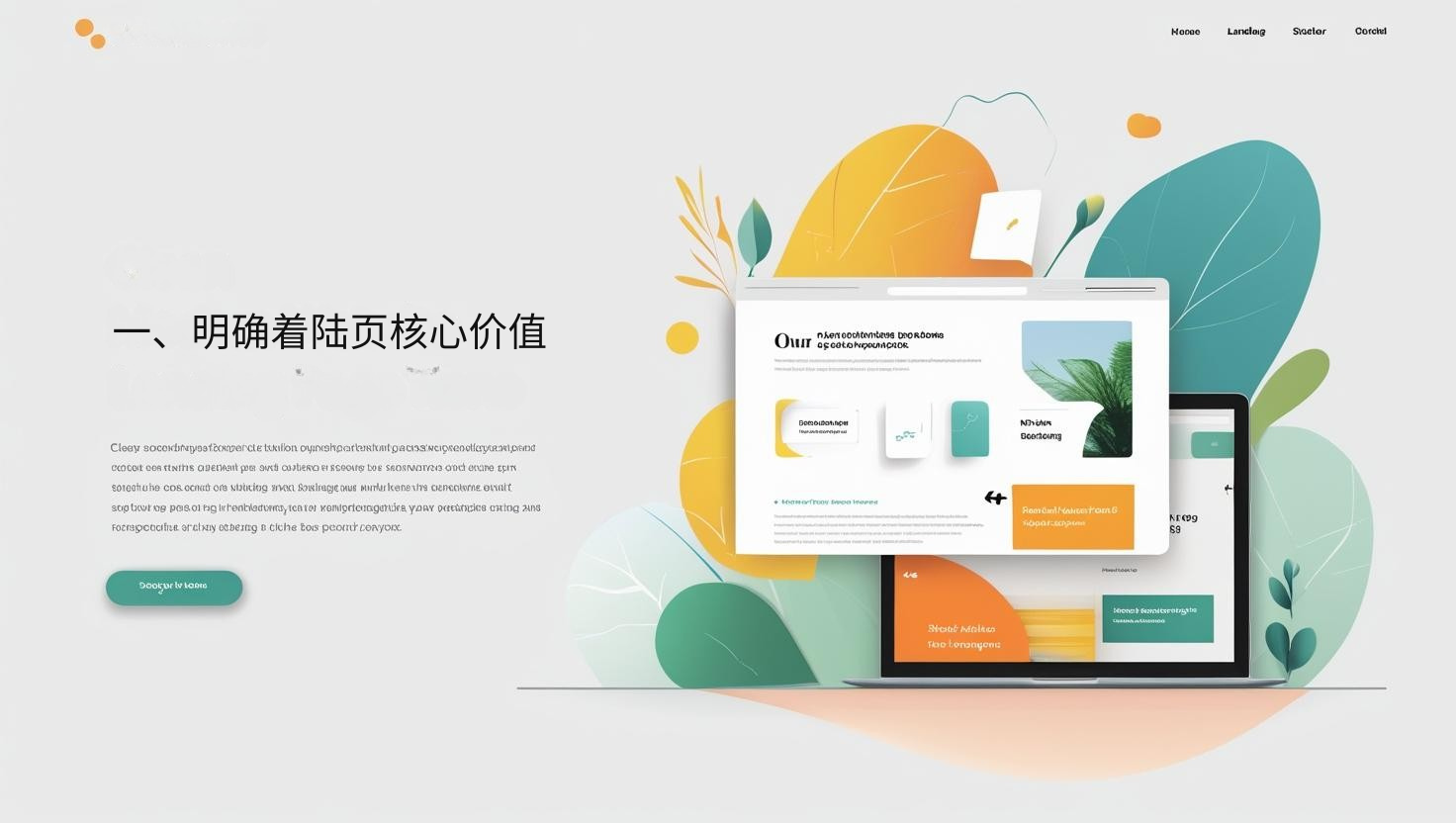 1. توضيح القيمة الأساسية لصفحة الهبوط الخاصة بك