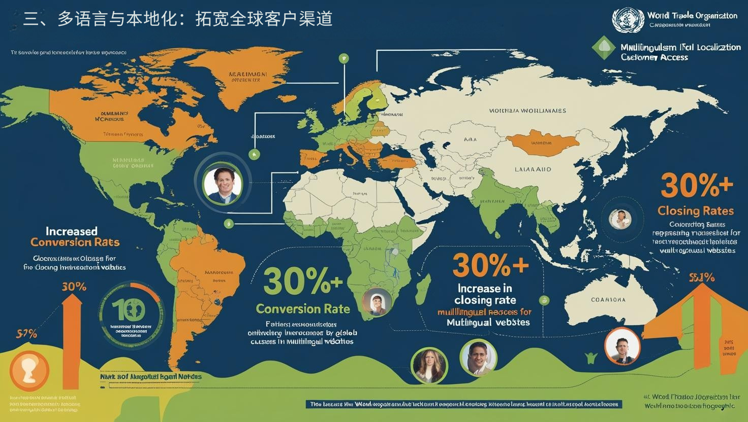 3. التعددية اللغوية والتوطين: توسيع قنوات العملاء العالمية