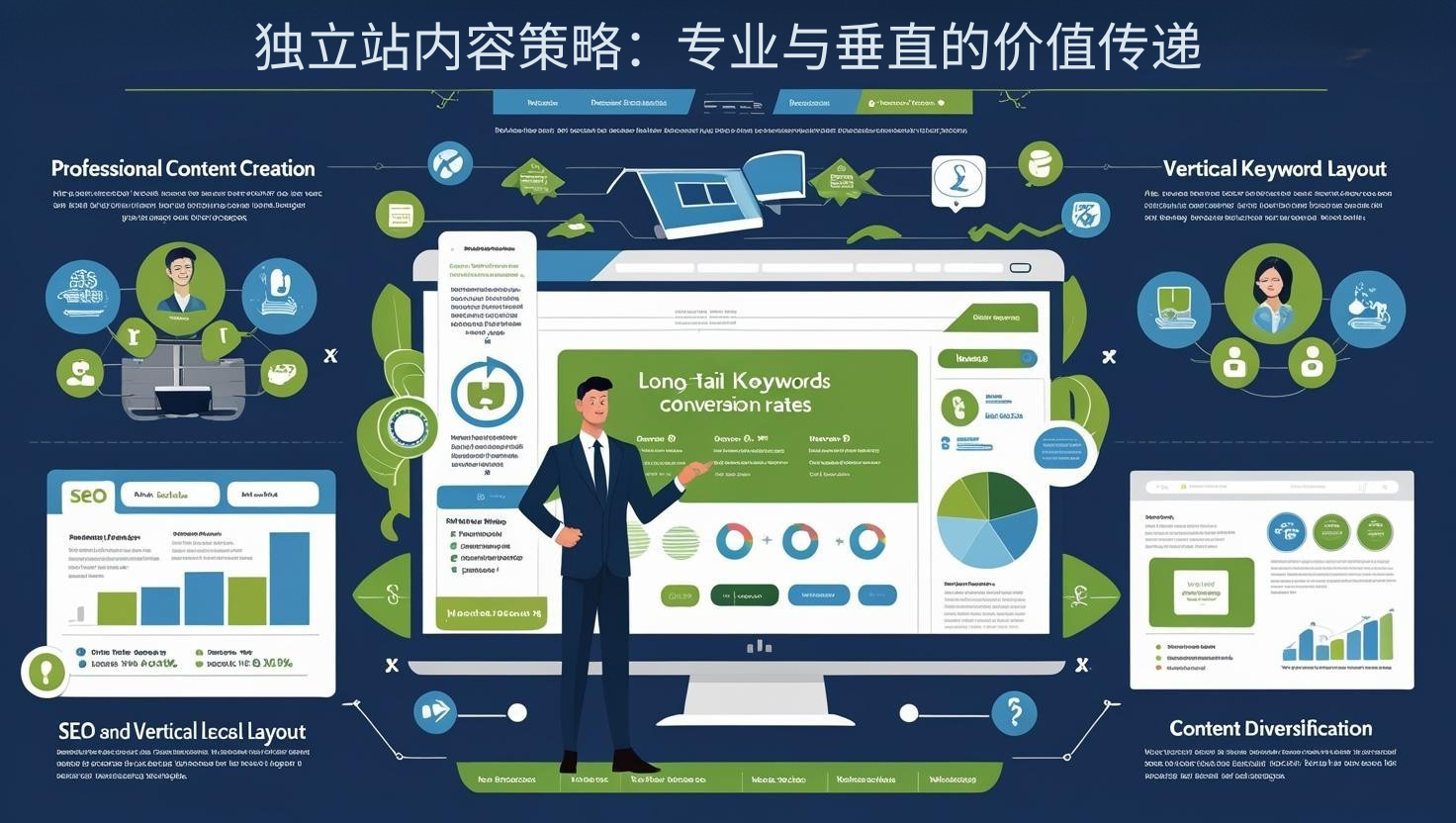 استراتيجية محتوى موقع الويب المستقل: تقديم القيمة المهنية والعمودية