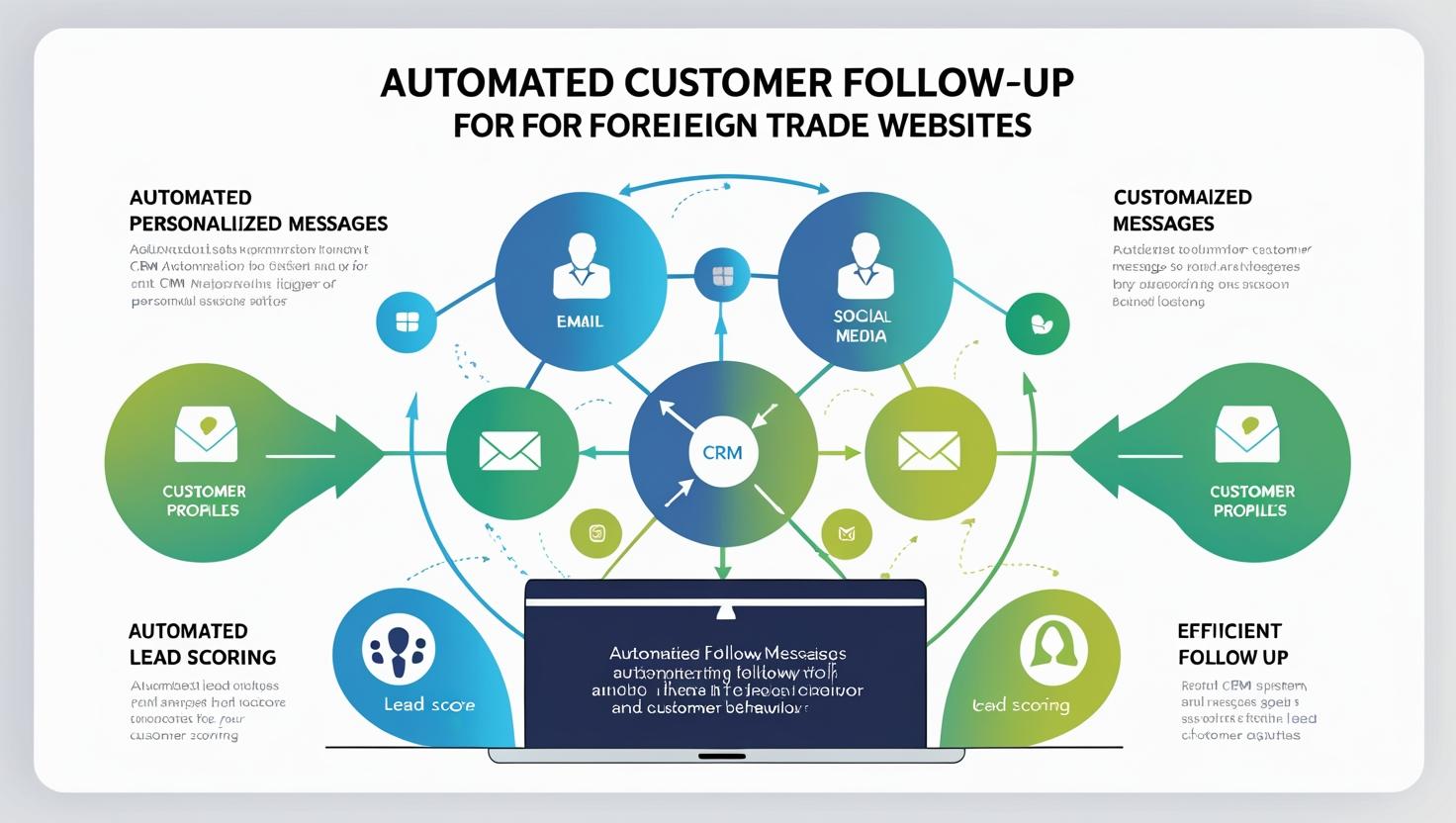 Foreign trade websites can combine CRM and automation tools to achieve efficient customer follow-up