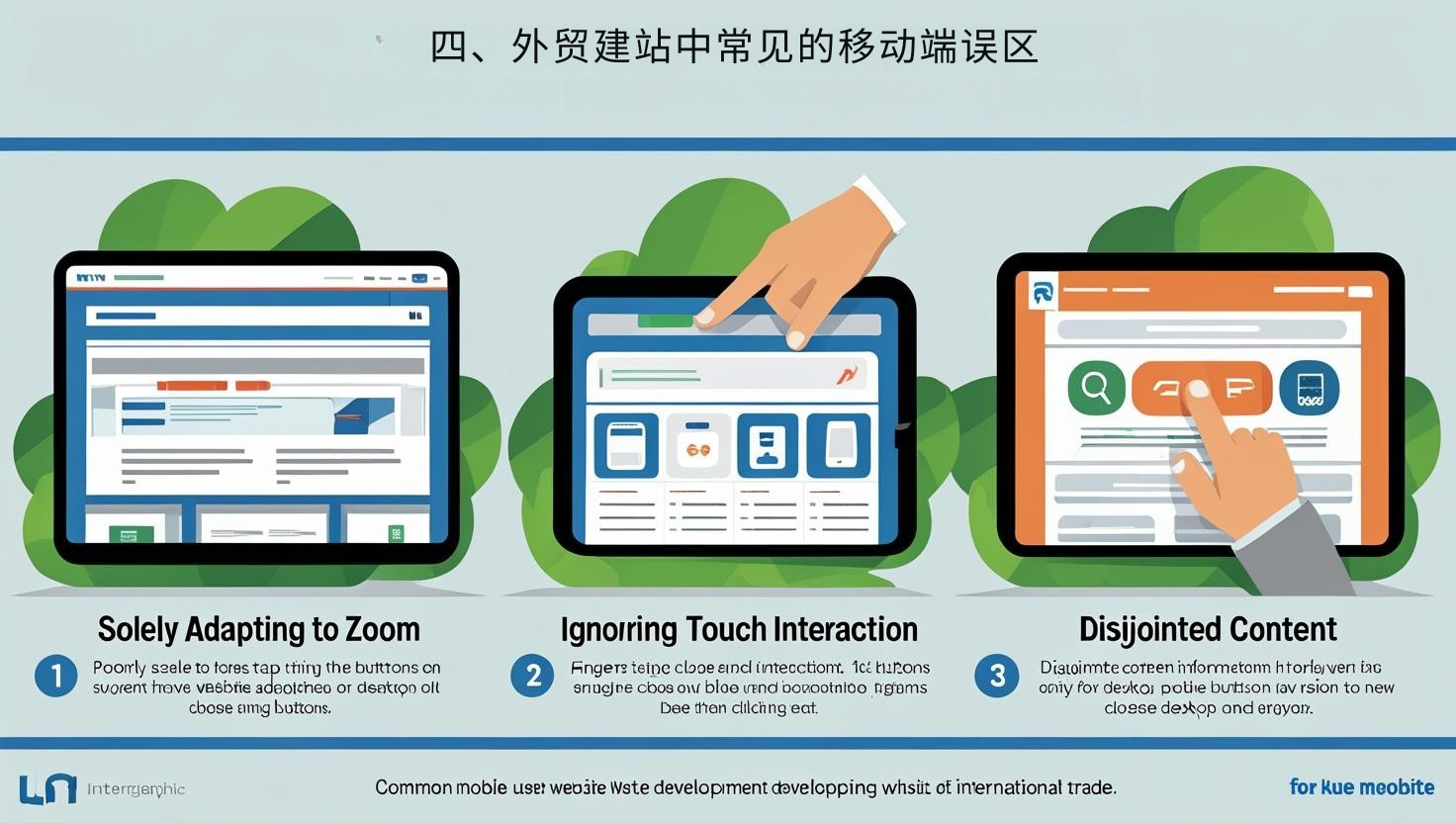 4. سوء فهم شائع للأجهزة الطرفية المتنقلة في بناء مواقع التجارة الخارجية