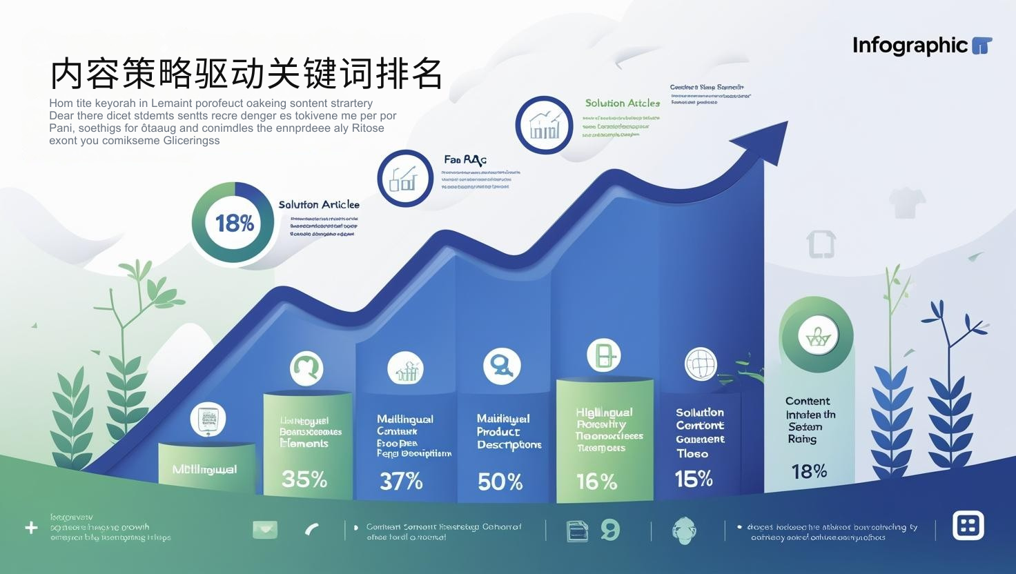 Content strategy drives keyword rankings