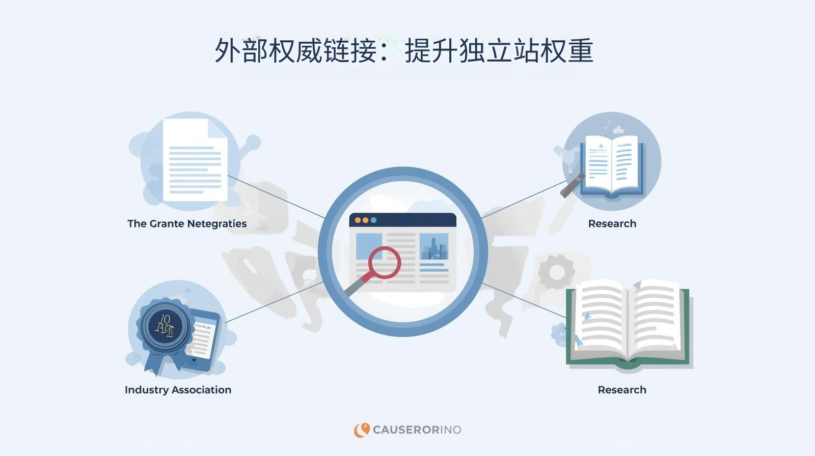 External authoritative links: improve the weight of independent sites