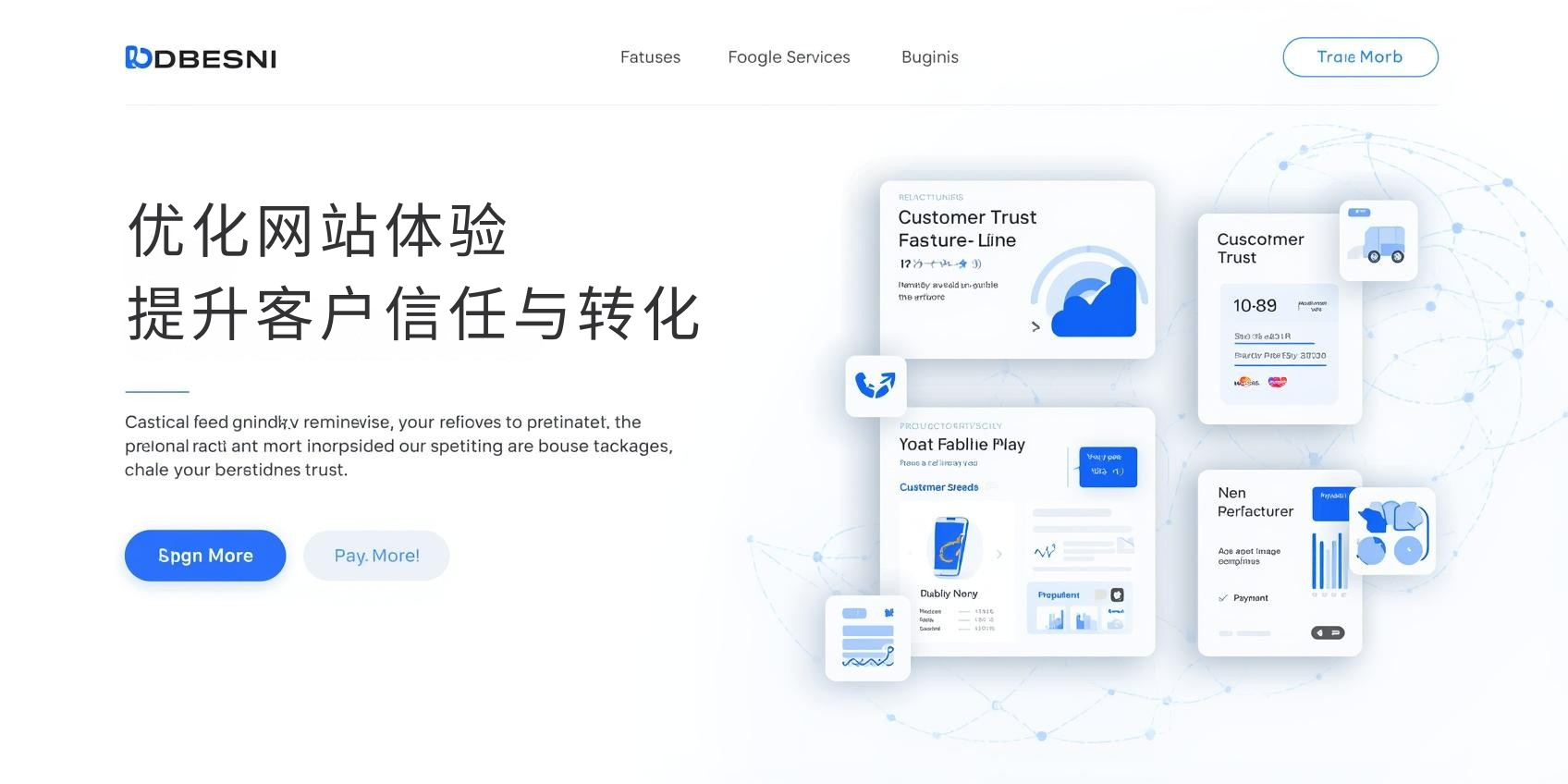 2. Optimize website experience to enhance customer trust and conversion