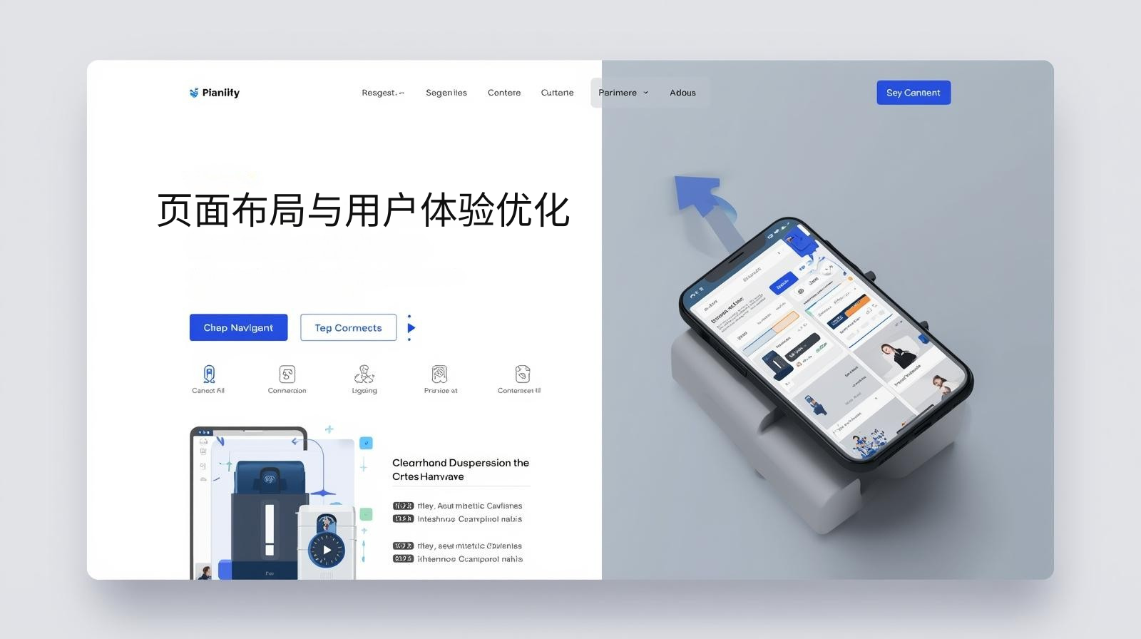 Page Layout and User Experience Optimization