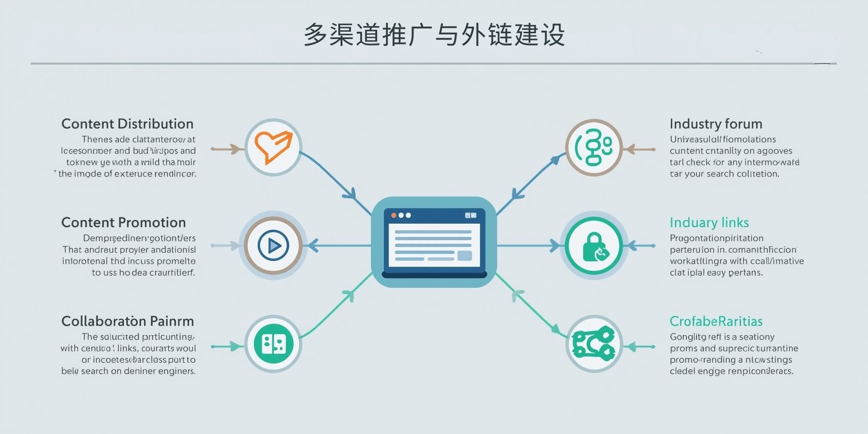 3. Multi-channel promotion and external link building