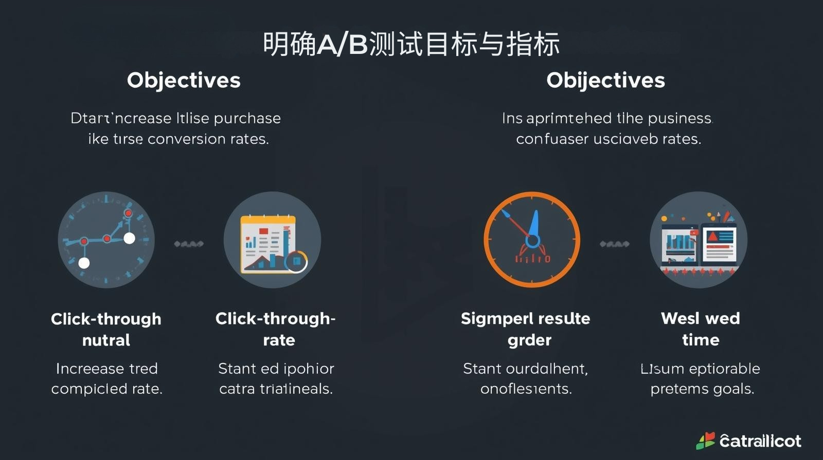 明确A/B测试目标与指标