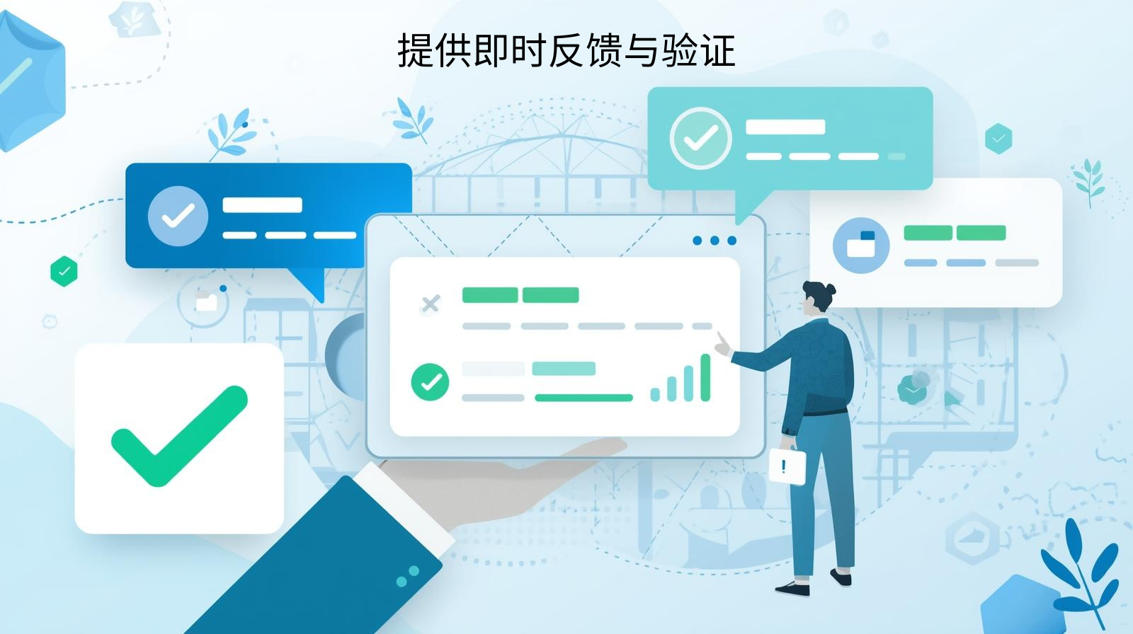 提供即时反馈与验证