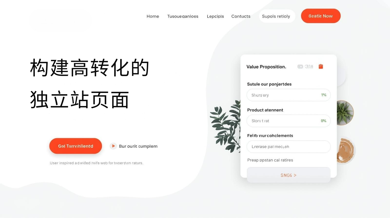 构建高转化的独立站页面