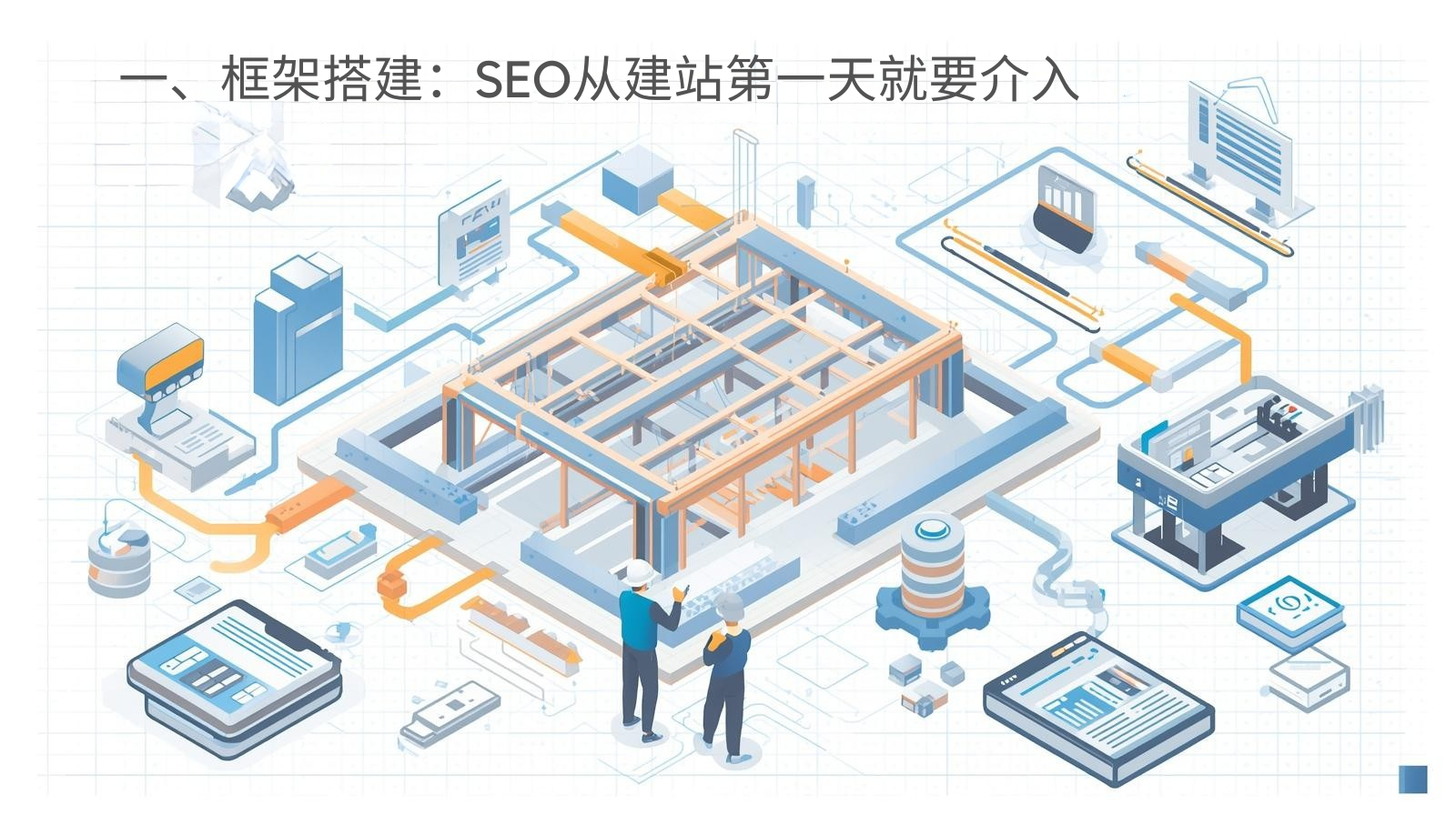 1. フレームワークの構築: SEOはウェブサイト構築の初日から関与する必要がある