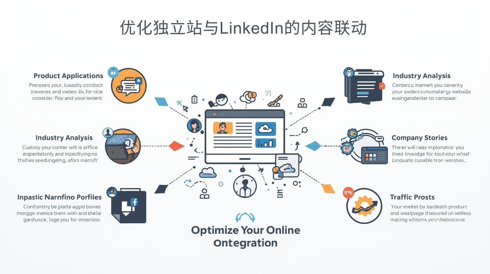 独立したウェブサイトとLinkedinの間のコンテンツリンケージのコンテンツリンケージを最適化します=