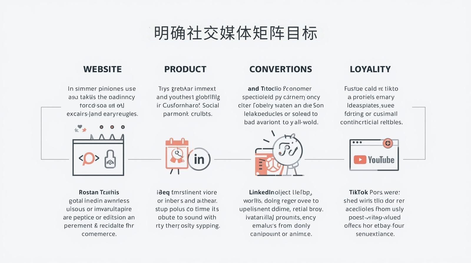 明确社交媒体矩阵目标