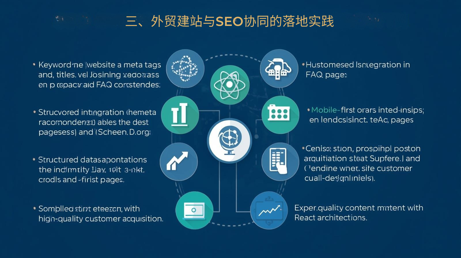 3. Implementation of collaboration between foreign trade website building and SEO