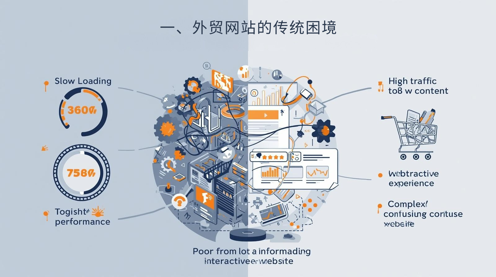 1. المعضلة التقليدية لمواقع التجارة الخارجية