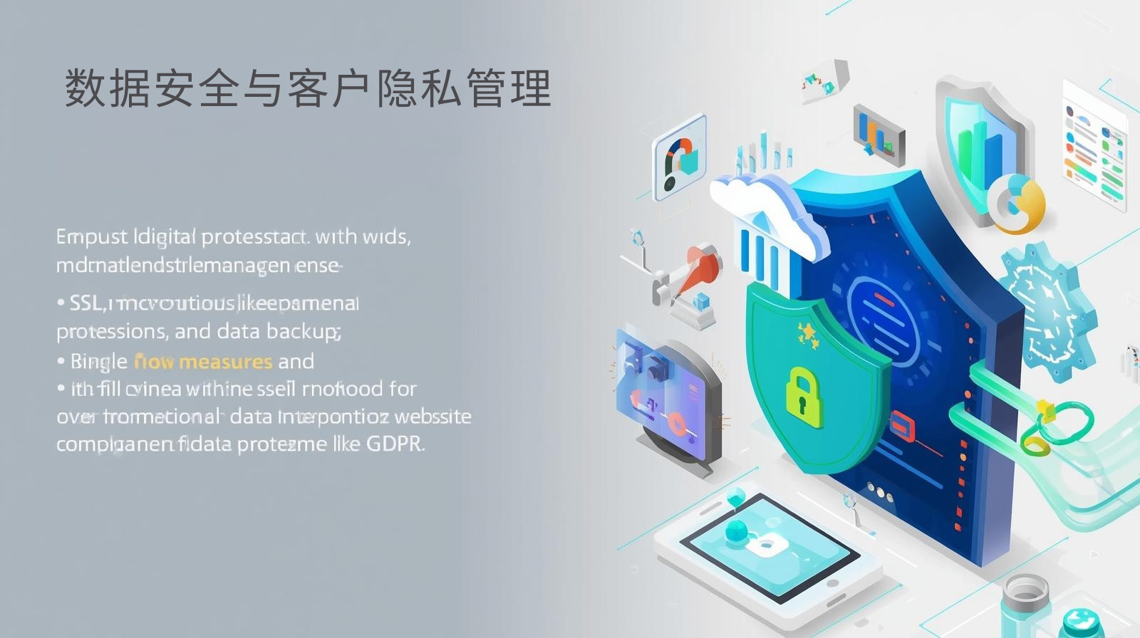 Data security and customer privacy management