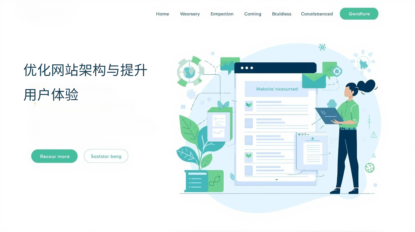 Optimize website architecture and improve user experience