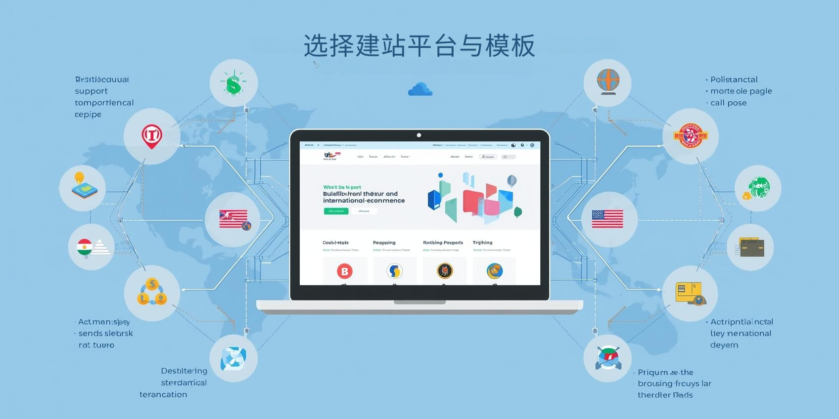 2. Choose a website building platform and template