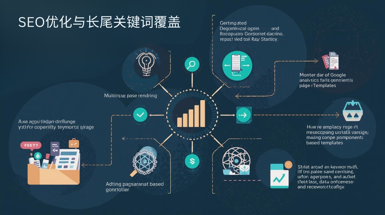 تحسين محركات البحث وتغطية الكلمات الرئيسية الطويلة