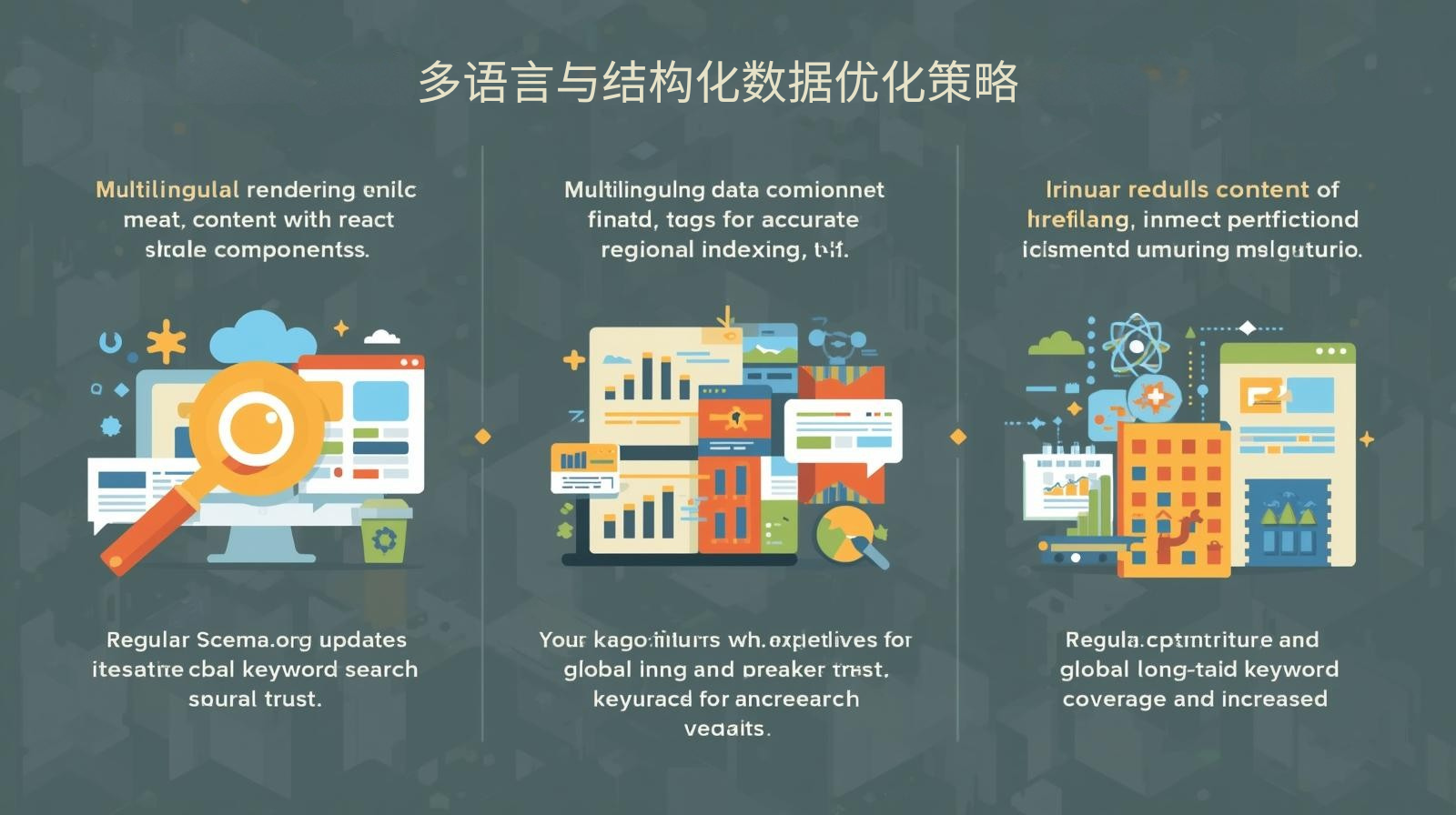 استراتيجيات تحسين البيانات متعددة اللغات والمنظمة