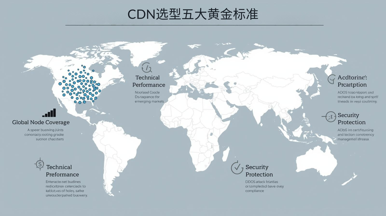 Five Golden Standards for CDN Selection