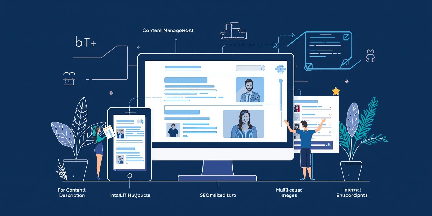 4. Content Management and SEO Optimization